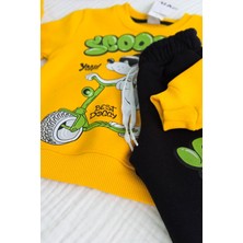 Babywom Scooter Baskılı Şardonlu Erkek Eşofman Takımı