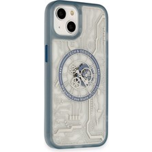 Newface Iphone 14 Kılıf Magic Magneticsafe Silikon - Sierra Blue 277097