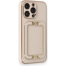 Newface Iphone 14 Pro Kılıf Coco Elit Kapak - Gold 277097