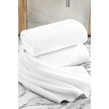 Meslina Home 3'lü Premium Banyo Havlusu Beyaz 70X140 cm