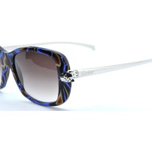 Cartier Blue Tortoise Shell Brown Gradient