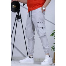 Wafrazon Erkek Paraşüt Jogger Paçası Lastikli Pantolon 9