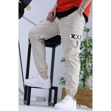 Wafrazon Erkek Jogger Paçası Lastikli Kargo Pantalon Xxx