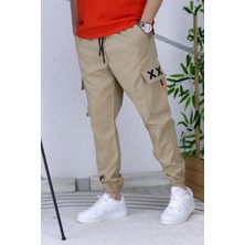 Wafrazon Erkek Jogger Paçası Lastikli Kargo Pantalon Xxx