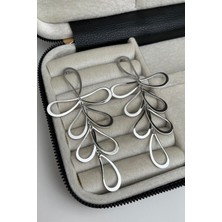 Modex Düz Plaka Sallantılı Küpe (Ölçü:10 Cm)