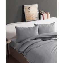 Doqu Home Pure Line Nevresim Takımı Çift Kişilik - Gri