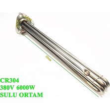 6KW Üçgen flans Endüstriyel Mutfak ısıtıcı Rezistansı CR304 - Sern  F2102