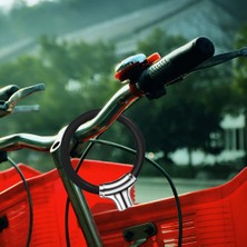 Liangduo Shop Turuncu Tarzı Bisiklet Çelik Kablo Asma Kilit Hırsızlığa Karşı Yuvarlak Halka Güvenlik Açık Bisiklet Kilidi Motosikletler Bisiklet Bisiklet Için Scooter Bisiklet Zinciri Kilidi (Yurt Dışından)