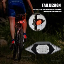 Liangduo Shop Bir Stil USB Şarj Edilebilir Bisiklet Dönüş Sinyali Işık Bisiklet Arka LED Lamba Uyarı Arka Lambası Kablosuz Denetleyici Bisiklet Sürme Ekipmanları (Yurt Dışından)