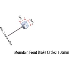 Liangduo Shop Mtb Ön Fren Stili 5 Adet Risk Paslanmaz Çelik Mtb Dağ Yolu Bisiklet Bisiklet Attırıcı Vites Freni Iç Kablo Hattı Teli (Yurt Dışından)