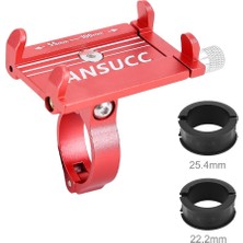 Liangduo Shop Kırmızı Stil Bisiklet Cep Telefonu Tutucu Evrensel Bisiklet Motosiklet Gidon Klip Standı Bisiklet Braketi Alüminyum Ayarlanabilir Mtb Telefon Montajı (Yurt Dışından)