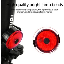 Liangduo Shop Kırmızı Stil USB Şarj Edilebilir Arka Arka Bisiklet Işık Yağmur Su Geçirmez LED Bisiklet Işık Güvenlik Bisiklet Bisiklet Kuyruk Lambası Arka Lambası Aksesuarları (Yurt Dışından)