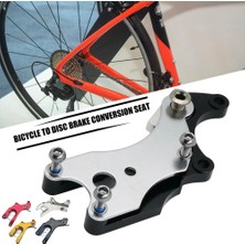 Liangduo Shop Kırmızı Stil Bisiklet Disk Çerçeve Montajı Mtb Yol Bisikleti Disk Fren Dönüşüm Koltuk Disk Fren Adaptörü Yüksek Li Bisiklet Aksesuarları (Yurt Dışından)