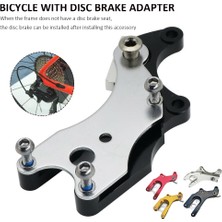 Liangduo Shop Kırmızı Stil Bisiklet Disk Çerçeve Montajı Mtb Yol Bisikleti Disk Fren Dönüşüm Koltuk Disk Fren Adaptörü Yüksek Li Bisiklet Aksesuarları (Yurt Dışından)