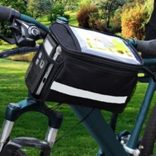 Liangduo Shop C Stili Bisiklet Bisiklet Bisiklet Ön Sepet Üst Çerçeve Gidon Çantası Pannier Kılıfı Outdoor (Yurt Dışından)