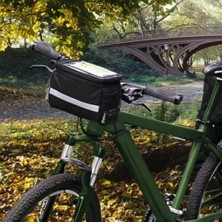 Liangduo Shop C Stili Bisiklet Bisiklet Bisiklet Ön Sepet Üst Çerçeve Gidon Çantası Pannier Kılıfı Outdoor (Yurt Dışından)