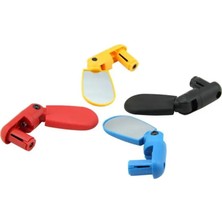 Liangduo Shop No.4 Tarzı Bisiklet Mtb Bisiklet Dikiz Aynası Gidon Sonu 360 ° Döndür Arka Arka Basit Bisiklet Aynaları Bisiklet Aksesuarları (Yurt Dışından)