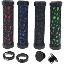 Liangduo Shop Mavi Stil Çift Kilitli Bisiklet Sapları Dağ Bisikleti Gidonları Için Bisiklet Gidonu Sapları Mtb Kilitleme Biter Fixie Bmx (Yurt Dışından)