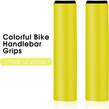 Liangduo Shop D Sarı Stil Yumuşak Kauçuk Bisiklet Sapları Bmx Mtb Yol Bisikleti Grockproof Kaymaz Gidon Kapağı Ergonomik Bisiklet Gidon Aksesuarları (Yurt Dışından)