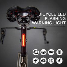 Liangduo Shop Tek Kırmızı Stil 120 Lümen Bisiklet Arka Işık USB Şarj Edilebilir Bisiklet LED Kuyruk Işık Su Geçirmez Mtb Yol Bisikleti Kuyruk Işık Bisiklet Aksesuarları (Yurt Dışından)