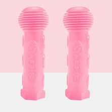Liangduo Shop Pembe Stil 1 Çift Kauçuk Bisiklet Bisiklet Gidon Sapları Kapak Üç Tekerlekli Bisiklet Scooter Gidon Çocuklar Için Çocuk Scooter Kaymaz Su Geçirmez (Yurt Dışından)