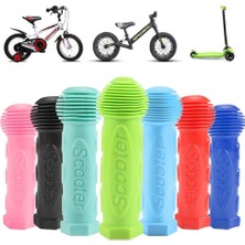 Liangduo Shop Pembe Stil 1 Çift Kauçuk Bisiklet Bisiklet Gidon Sapları Kapak Üç Tekerlekli Bisiklet Scooter Gidon Çocuklar Için Çocuk Scooter Kaymaz Su Geçirmez (Yurt Dışından)