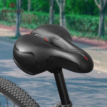 Liangduo Shop Bahar Mavi Tarzı Bisiklet Selesi Nefes Alabilir Deri Yastık Rahat Kaymaz ve Islak Yol Mtb Bisiklet Sünger Dolgulu Darbeye Dayanıklı Bisiklet Koltuğu (Yurt Dışından)