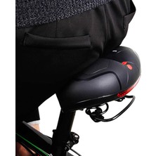 Liangduo Shop Bahar Mavi Tarzı Bisiklet Selesi Nefes Alabilir Deri Yastık Rahat Kaymaz ve Islak Yol Mtb Bisiklet Sünger Dolgulu Darbeye Dayanıklı Bisiklet Koltuğu (Yurt Dışından)