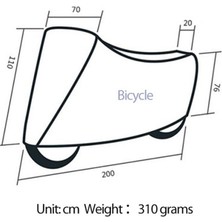Liangduo Shop Bisiklet Tarzı Için Su Geçirmez Bisiklet Kılıfı 210T Toz Geçirmez Uv Motosiklet Su Geçirmez Kapak Mtb Bisiklet Kılıfı Bisiklet Kılıfı Bisiklet Dişli Bisiklet Aksesuarı (Yurt Dışından)