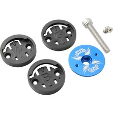 Liangduo Shop Mavi Stil Muqzı Bisiklet Bilgisayar Kök Üst Kapak Montaj Braketi Kronometre Sabit Tutucu Garmin Bryton Wahoo Mtb Yol Bisiklet Kilometre Bankası (Yurt Dışından)
