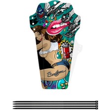 Liangduo Shop C Bölümü Stili 1 Adet Bisiklet Çamurlukları Karbon Fiber Renkli Ön Arka Lastik Tekerlek Evrensel Çamurluk Mtb Yol Bisikleti Kanatları Çamurluklar Bisiklete Binme (Yurt Dışından)