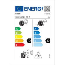 Riken 185/65 R14 86T Snowtime B2 Oto Kış Lastiği (Üretim Yılı: 2023)