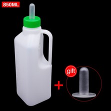 Duoliang Shop Sadece Bir Şişe Tarzı 850ML Buzağı Koyun Süt Tiryakisi Değiştirilebilir Silikon Meme Kuzu Keçi Besleyici ile Şişe Su Tiryakisi Besleme Malzemeleri Araçları (Yurt Dışından)