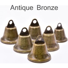 Duoliang Shop Siyah Stil 38MM Sığır Kümes Hayvanları Için Antik Bronz Jingle Bells Anti-Kayıp Metal Bells Noel Düğün Parti Dekorasyon Dıy El Sanatları Aksesuarları (Yurt Dışından)