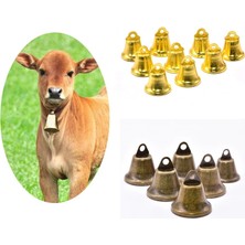 Duoliang Shop Siyah Stil 38MM Sığır Kümes Hayvanları Için Antik Bronz Jingle Bells Anti-Kayıp Metal Bells Noel Düğün Parti Dekorasyon Dıy El Sanatları Aksesuarları (Yurt Dışından)