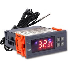 Duoliang Shop 12V Tarzı Stc Yüksek Hassasiyetli Dijital Termostat Sıcaklık Kontrol Termometre Sensörü Higrometre 12V 24V 220V (Yurt Dışından)