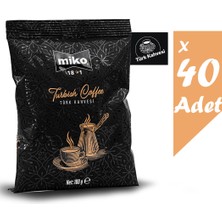 Miko Coffee Öğütülmüş Türk Kahvesi 40 Paket 100 gr (4kg)