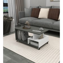 Enda Home Collection Sultan Tekerli Orta Sehpa 86,5X50 cm