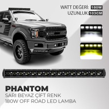 C9 Phantom Sarı-Beyaz LED Bar Projektör Lamba