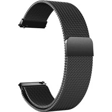Microsonic Amazfit Cheetah Pro Milanese Loop Kordon Siyah