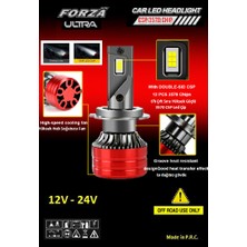 Forza H4 LED Far Xenon Ultra Slım Power Csp 12-24 V Csp LED 10.000 Lumen