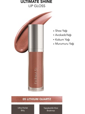 Farmasi Ultimate Shine Dudak Parlatıcısı 05 Lıthıum Quartz