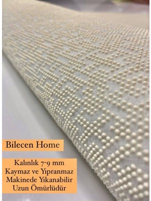 Bilecen Home Dijital Baskılı Kaymaz Dot Taban Renkli Mutfak-Koridor-Salon Halısı 