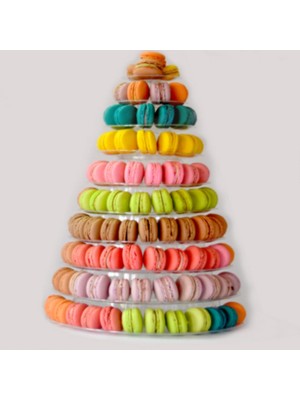 Faith 10 Katlı Macaron Kulesi Acıbadem Kurabiyesi Ekran Standı Bebek Duş Doğum Günü Partisi Kek Dekorasyon Malzemeleri Düğün Dekorasyon Şeffaf (Yurt Dışından)