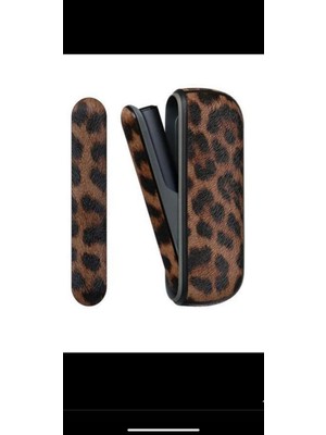 Zigver Leopar Desenli Değiştirilebilir Kapak IQOS ILUMA İçin PC Malzeme ile Şık Tasarım