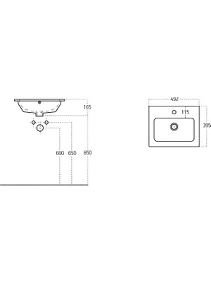 Sanovit Practico 50 cm Lavabo-Sanovit