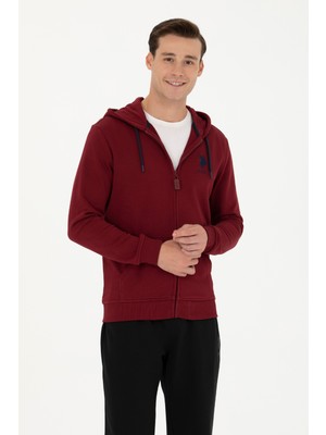 U.S. Polo Assn. Erkek Bordo Hırka (Örme) 50269401-VR014