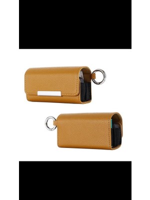 Zigver R Tuval Malzeme Durumda Iqos Duo Çanta Saklama Kutusu Qos Duo Çanta Brown