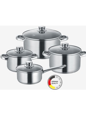 Berndes 59030 New Roma Çelik Tencere Seti (4 Parça)