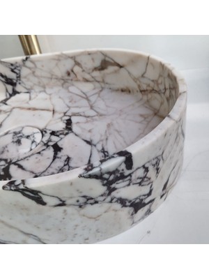 Sipahi Marble Menekşe Mermer Gizli Giderli Dizayn Lavabo